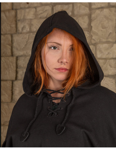 Mantello medievale, tipo corvo, in...