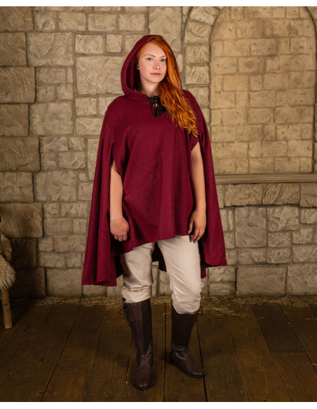 Mantello medievale tipo corvo in tela...