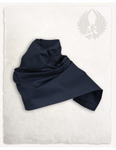 Sciarpa contadina modello Emil, blu navy