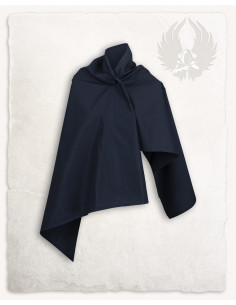 Sciarpa contadina modello Emil, blu navy 2