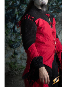 Costume da Elfo Oscuro Night Charm (rosso-nero) 2