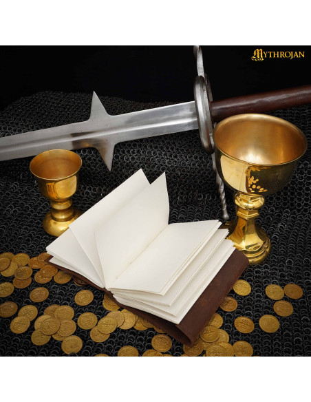 Diario in pelle marrone di The Horde,...