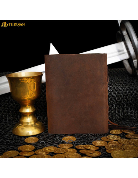 Diario in pelle marrone di The Horde,...