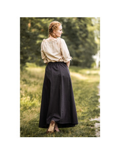 Gonna medievale da donna Smilla, colore testa di moro 2