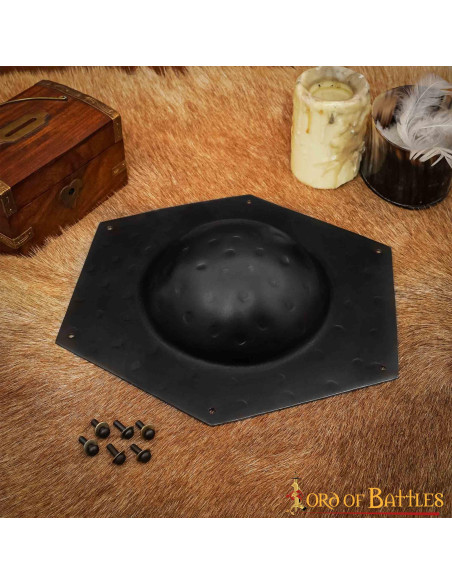 Umbo esagonale per scudo romano in...