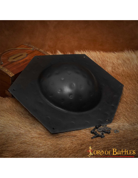 Umbo esagonale per scudo romano in...