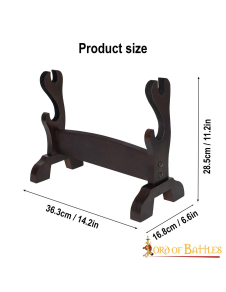 Espositore da tavolo per 2 katane,...