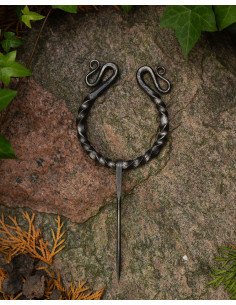 Piccola fibula di Lyra per abiti e mantelle