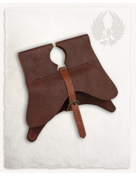 Marsupio medievale Calvert in marrone...