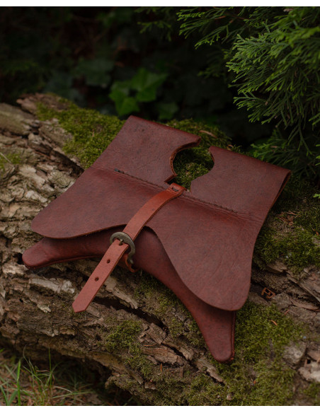 Marsupio medievale Calvert in marrone...