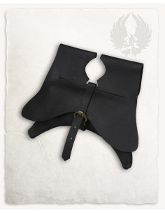 Marsupio medievale Calvert in nero (20x25 cm.)