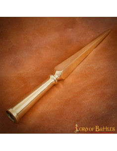 Punta di lancia romana in ottone massiccio (33 cm.) 2