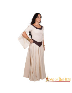Abito medievale in cotone leggero, fanciulla di campagna 2