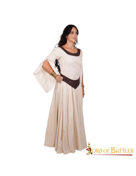 Abito medievale in cotone leggero,...