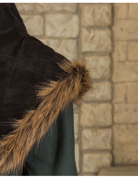 Gorgiera medievale Nimue in pelle...