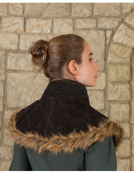 Gorgiera medievale Nimue in pelle...