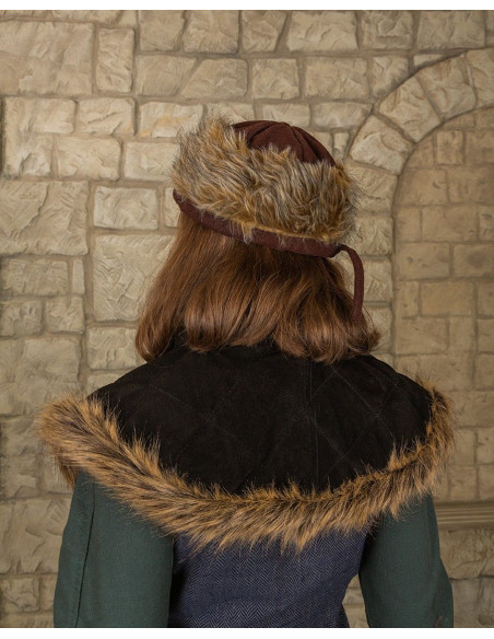 Gorgiera medievale Nimue in pelle...