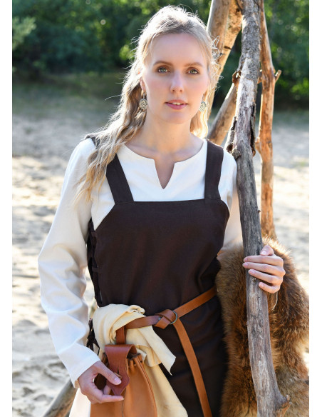 Orecchini vichinghi in ottone argentato