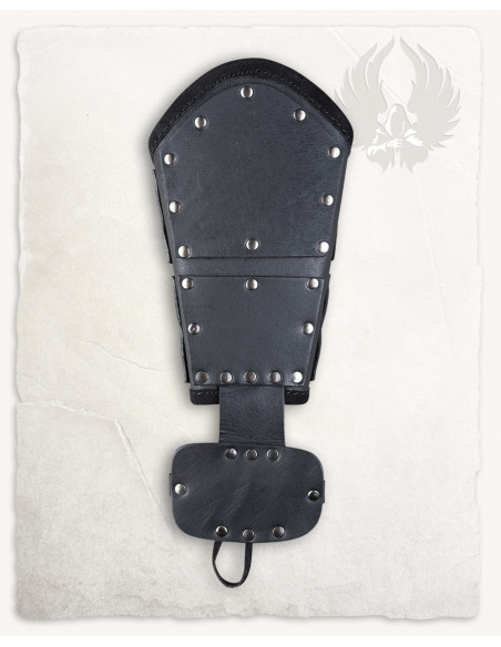 Bracciali romani di Quinto in pelle nera