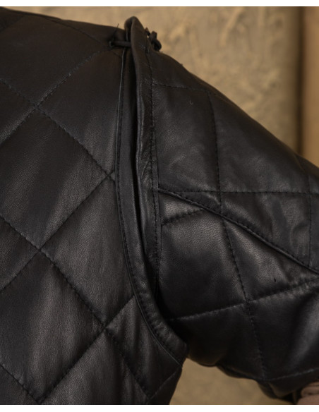 Gambeson medievale Haldur in nero