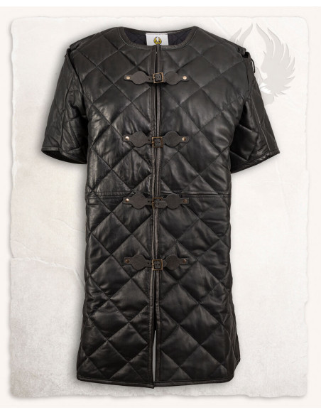 Gambeson medievale Haldur in nero