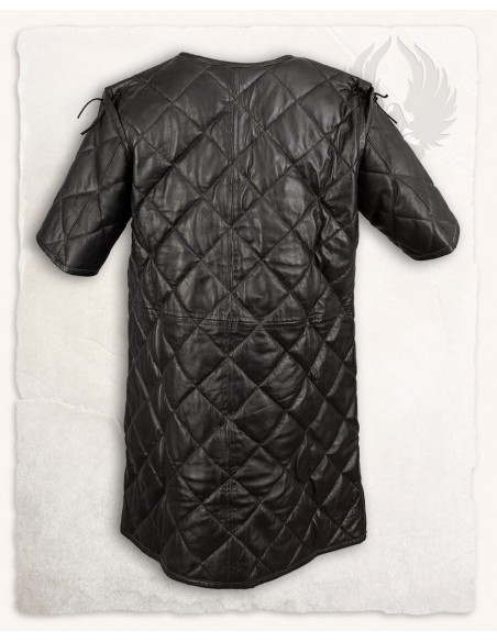 Gambeson medievale Haldur in nero