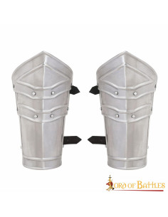 Bracciali in acciaio medievali fantasy LARP