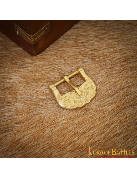 Fibbia vichinga in ottone massiccio...