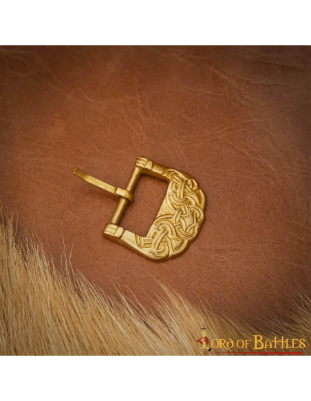Fibbia vichinga in ottone massiccio...