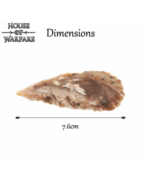 Punta di freccia in selce marrone...