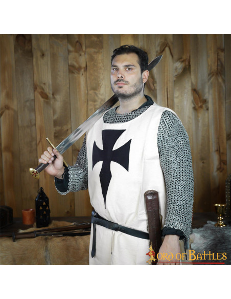 Tabardo medievale in cotone del...