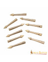 Set di 10 tacchetti in ottone massiccio con punte in sughero