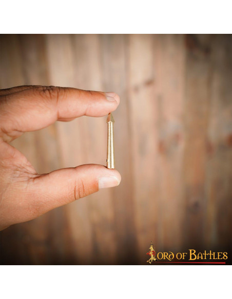 Set di 10 tacchetti in ottone...