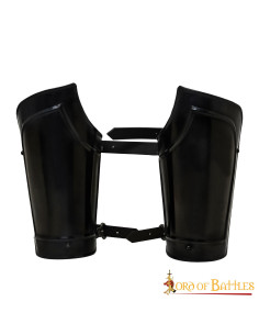 Bracciali Fantasy Medievali, acciaio nero