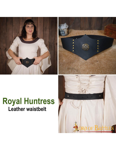 Cintura in pelle Royal Huntress,...