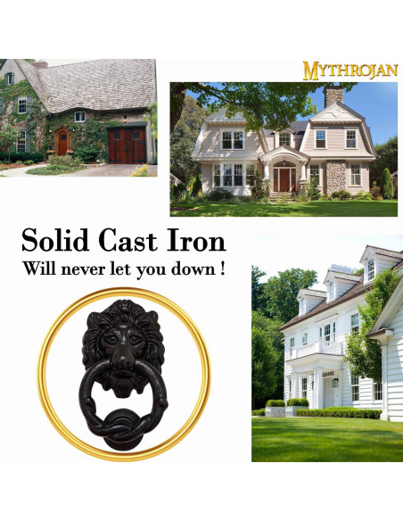 Battente Leon in ferro battuto...