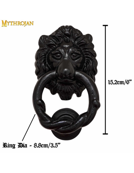 Battente Leon in ferro battuto...