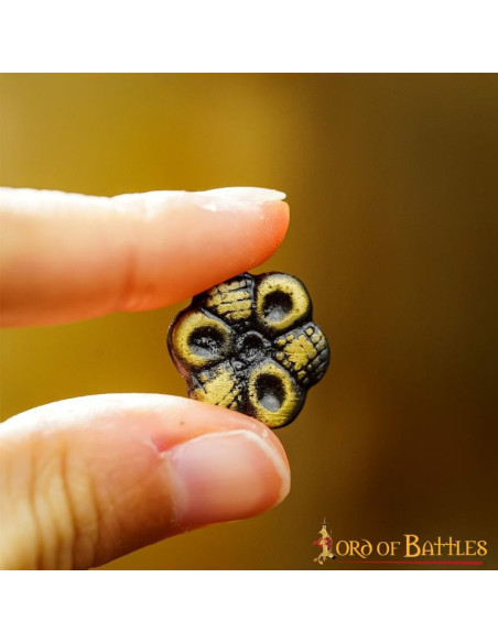 Set di 5 fiori decorativi in ottone...