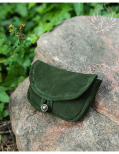 Borsa medievale piccola modello Rickar, verde