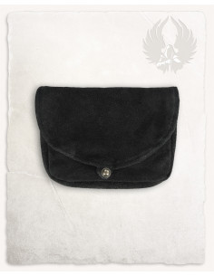Piccola borsa medievale modello Rickar, nera