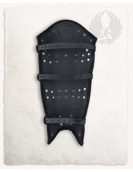 Schinieri in pelle nera superiore...