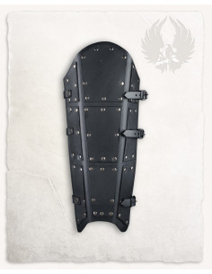 Schinieri in pelle nera modelli Quintus 2