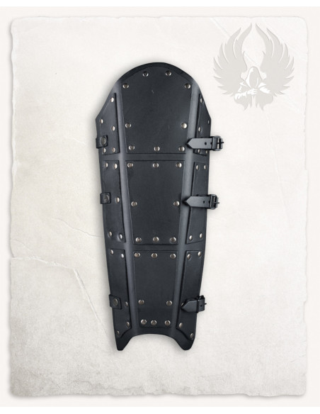 Schinieri in pelle nera modelli Quintus