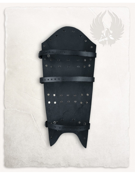 Schinieri in pelle nera modelli Quintus