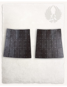 Slingback laterali in camoscio marrone, modello Quintus