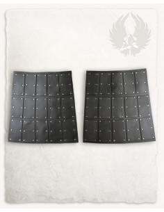 Lacci laterali in camoscio nero, modello Quintus