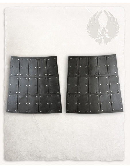 Lacci laterali in camoscio nero,...