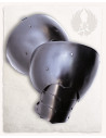 Spalline medievali grandi, modello Markward, finitura annerita