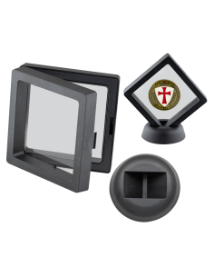 Espositore quadrato per coltelli o monete da 7 x 7 cm.