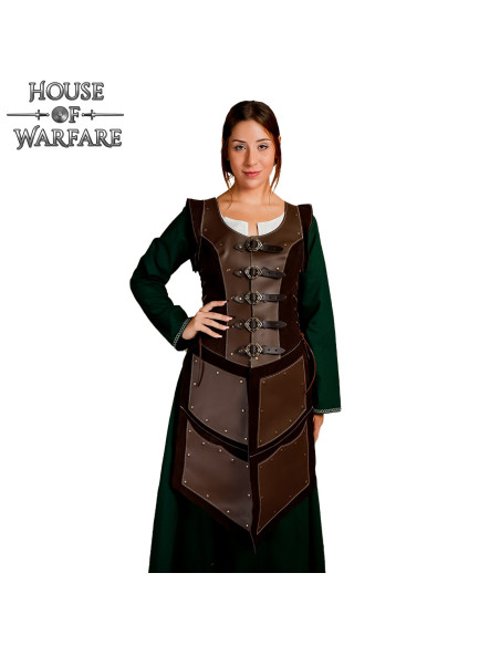 Costume lungo da arciere medievale in...